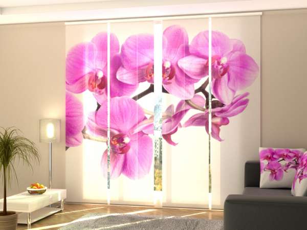 Sliding panel curtain (1-4 pts.): CRIMSON HAPPINESS