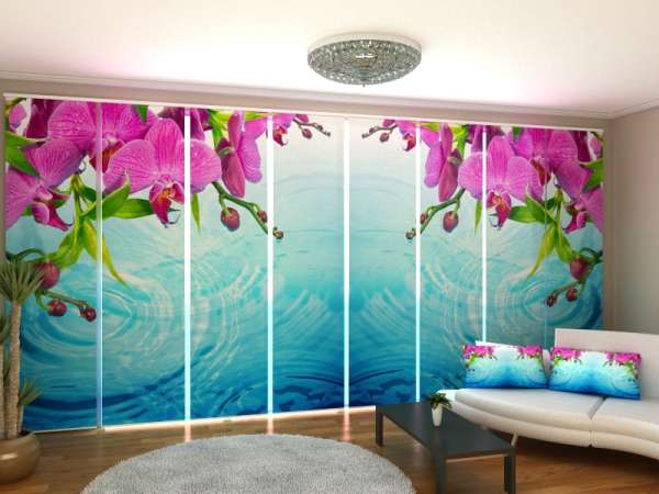 Sliding panel curtain (1-8 pts.): AMAZING ORCHID