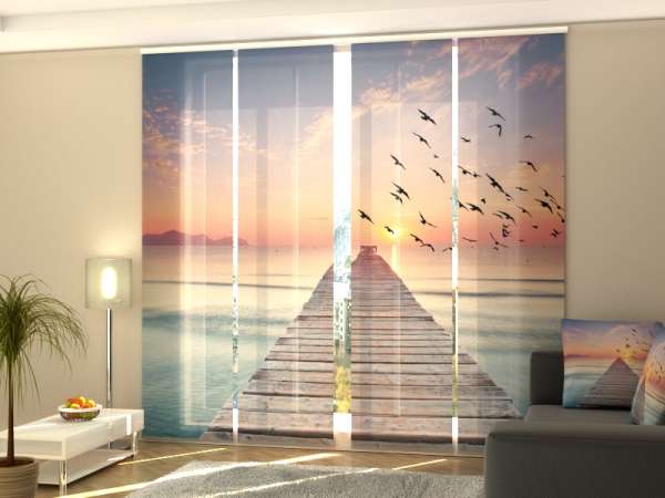 Sliding panel curtain (1-4 pts.): SUNRISE ON THE SEA 2