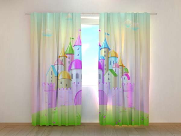 Photo curtain: PINK CASTLE