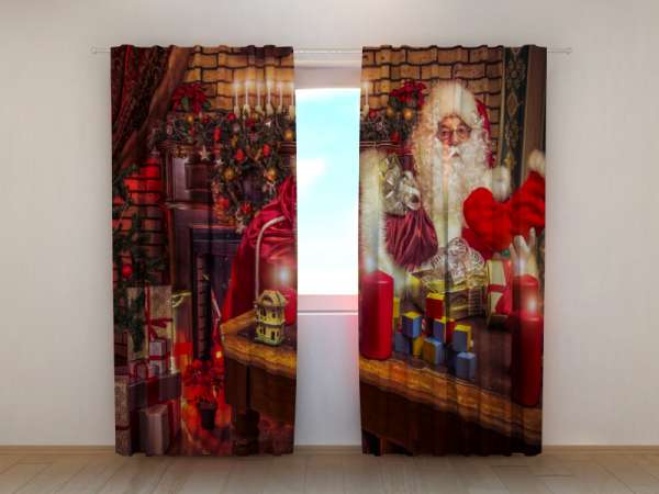 Photo curtain: SANTA CLAUS AND GIFTS