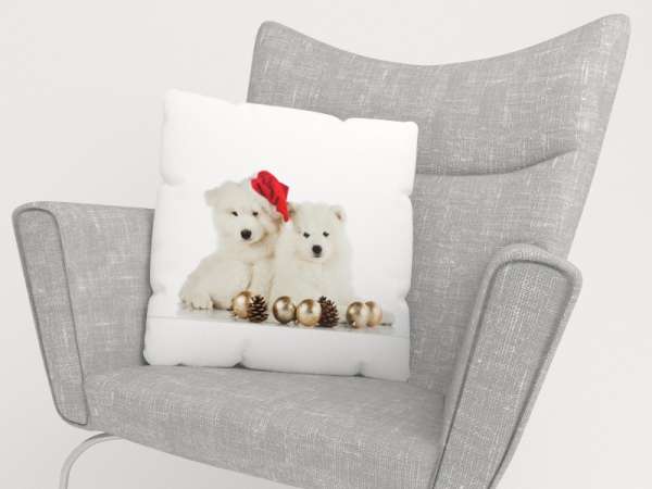 Pillowcase: CHRISTMAS PUPPIES