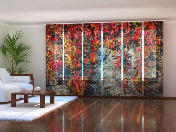 Sliding panel curtain (1-6 pts.): AUTUMN IVY