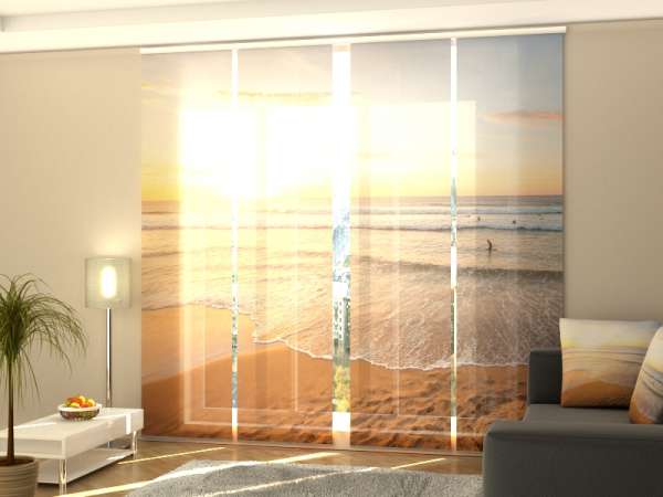 Sliding panel curtain (1-4 pts.): COAST OF SPAIN