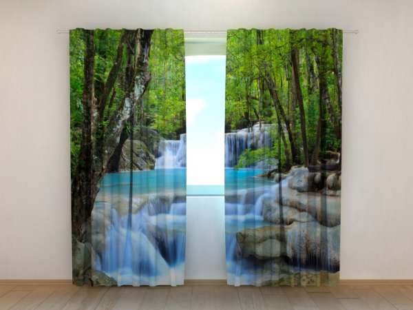 Photo curtain: THAI WATERFALL IN SPRING