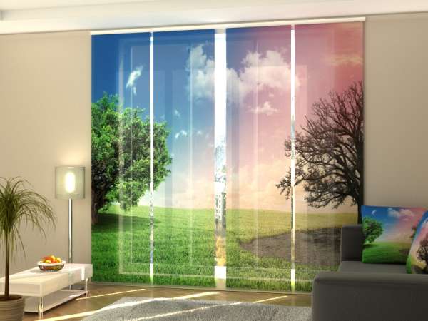 Sliding panel curtain (1-4 pts.): CHANGES