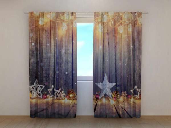 Photo curtain: GLOWING CHRISTMAS DECORATIONS