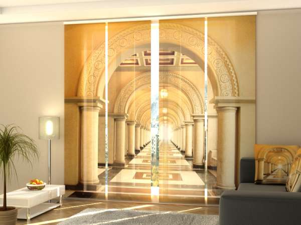 Sliding panel curtain (1-4 pts.): BEAUTIFUL WALKWAY