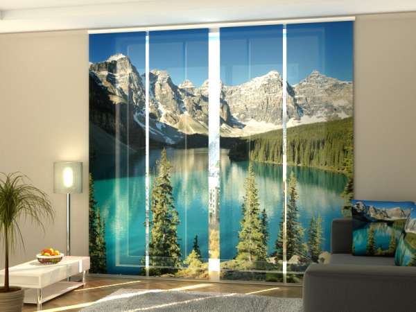 Sliding panel curtain (1-4 pts.): MORAINE LAKE