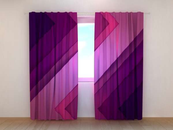 Photo curtain: PURPLE LINES