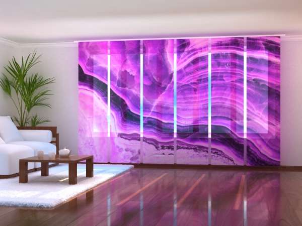 Sliding panel curtain (1-6 pts.): VIOLET AMETHYST