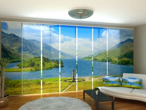 Sliding panel curtain (1-8 pts.): ON THE RIVERBANK