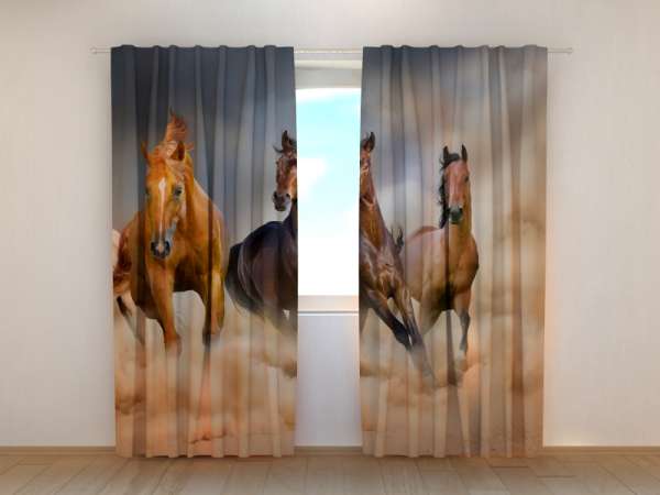 Photo curtain: HERD OF HORSES 2