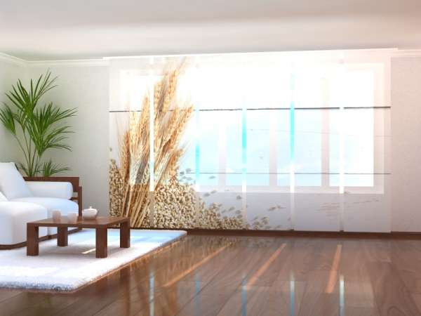 Sliding panel curtain (1-6 pts.): HARVEST