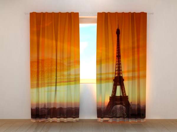 Photo curtain: EIFFEL TOWER AT SUNSET