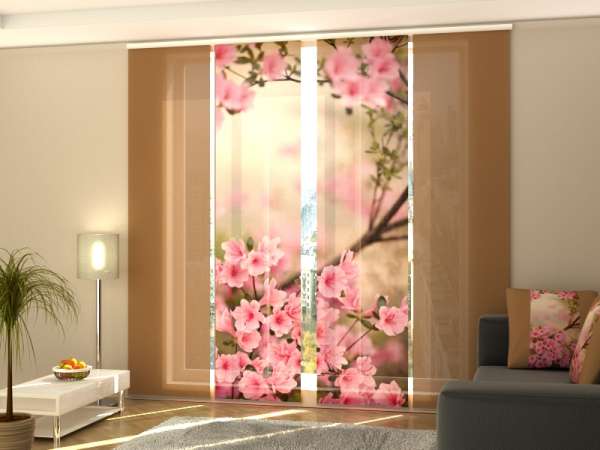 Sliding panel curtain (1-4 pts.): SPRINGTIME