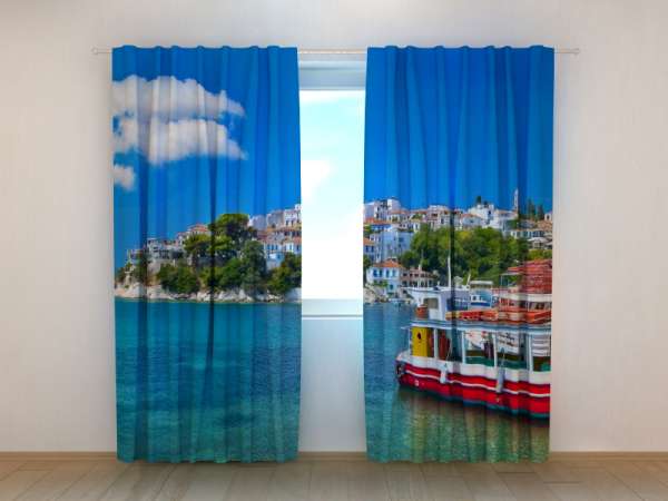 Photo curtain: ON THE GREEK COAST