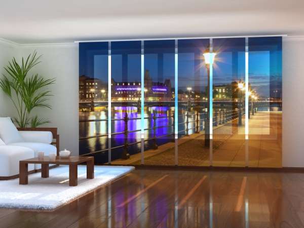 Sliding panel curtain (1-6 pts.): STOCKHOLM SEAFRONT
