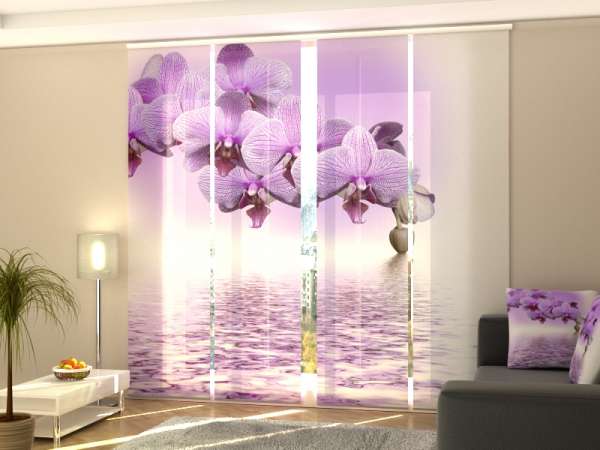 Sliding panel curtain (1-4 pts.): LILAC BEAUTY