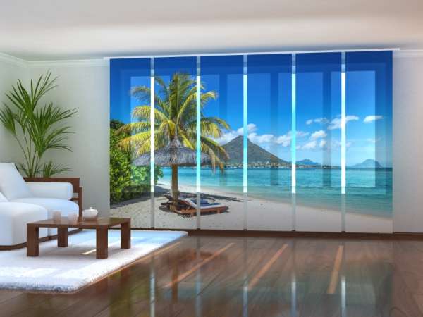 Sliding panel curtain (1-6 pts.): FANTASTIC RIVIERA