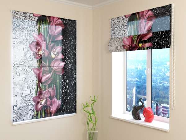 Roman blind: DROPS OF BEAUTY