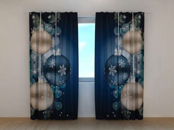 Photo curtain: BLUE NEW YEAR SHINE