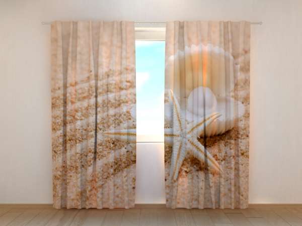 Photo curtain: PEARL ON THE SEASHELL