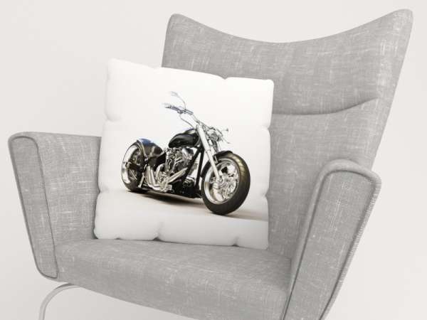 Pillowcase: BLACK MOTORBIKE