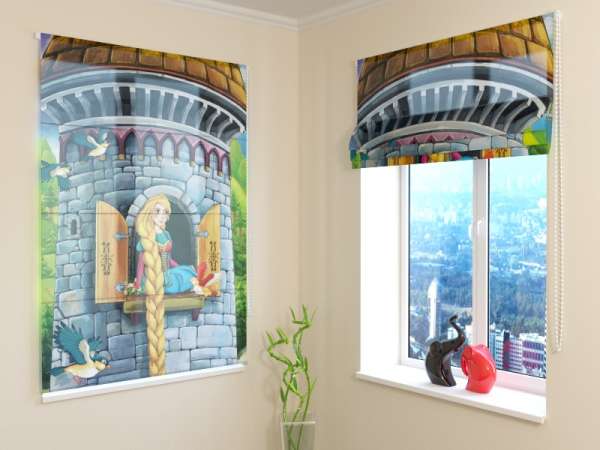 Roman blind: PRINCESS IN THE TOWER